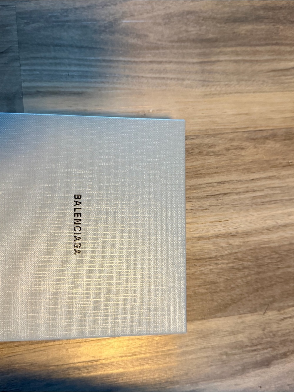 Balenciaga Off-White Textured Home Accent Box